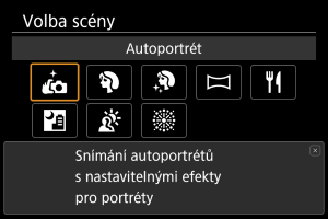 Příklady obrazovek
