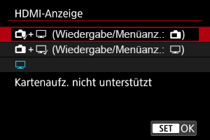 Beispielbildschirm