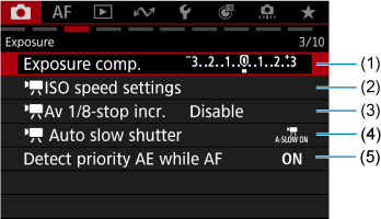 Sample screen