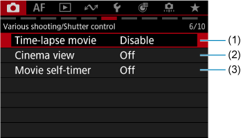 Sample screen