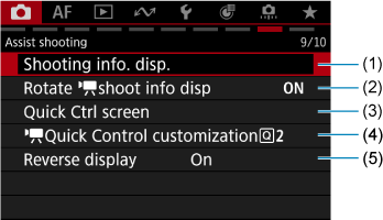 Sample screen