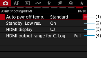 Sample screen