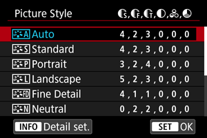 Sample screen