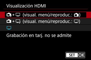 Pantalla de ejemplo