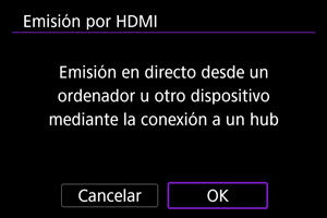 Pantalla de ejemplo