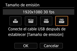 Pantalla de ejemplo