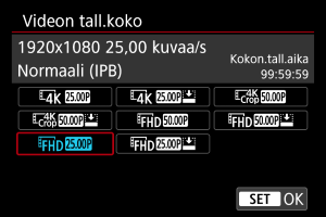 Esimerkkinäyttöjä