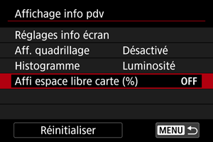 Exemples d'écran