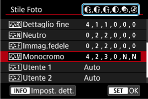 Schermata di esempio