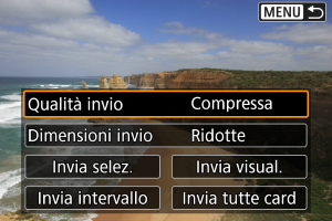 Schermata di esempio