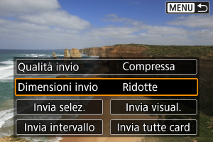 Schermata di esempio