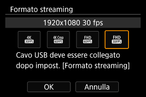 Schermata di esempio