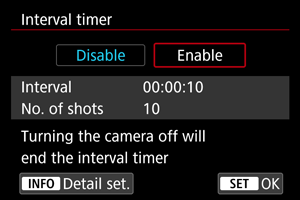 canon r6 intervalometer