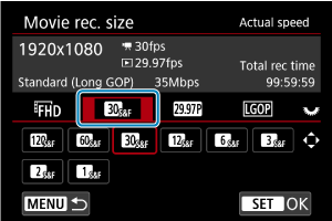 Sample screen