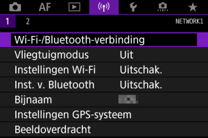 Canon : Producthandleiding EOS : Wi-Fi-/Bluetooth-verbinding