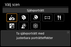 Exempel på skärmar