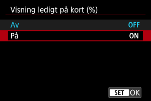 Exempel på skärmar