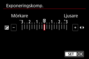 Exempel på skärmar