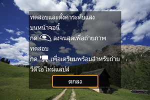 หน้าจอตัวอย่าง